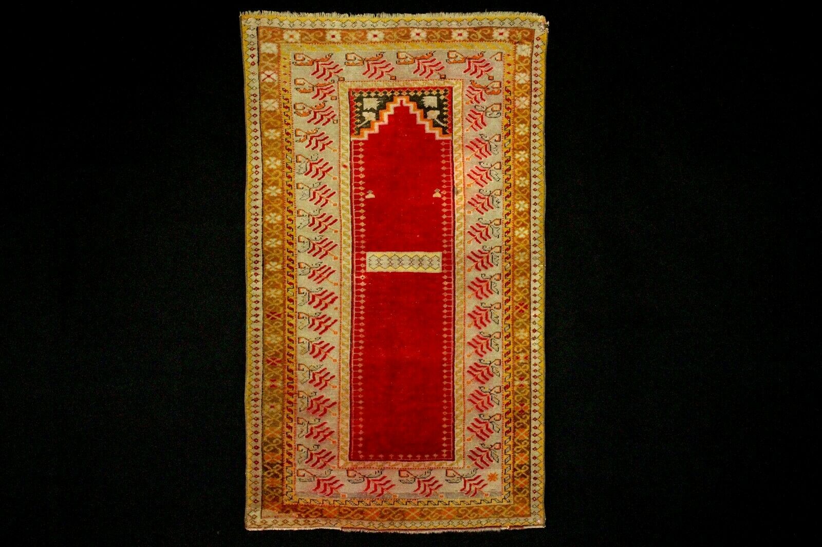 Antiker Anatolien Gebetsteppich | Zentralanatolien 1940 | Anatolian Prayer Rug